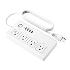 Home Office Wifi Mobile Phone Remote Control Timer Switch Voice Control Power Strip