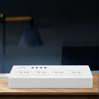Home Office Wifi Mobile Phone Remote Control Timer Switch Voice Control Power Strip