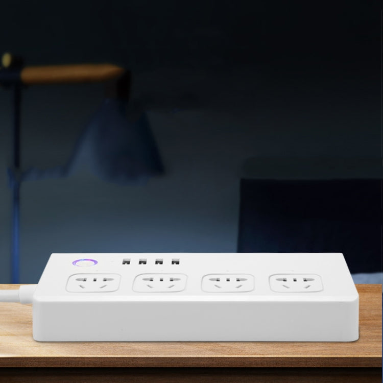 Home Office Wifi Mobile Phone Remote Control Timer Switch Voice Control Power Strip