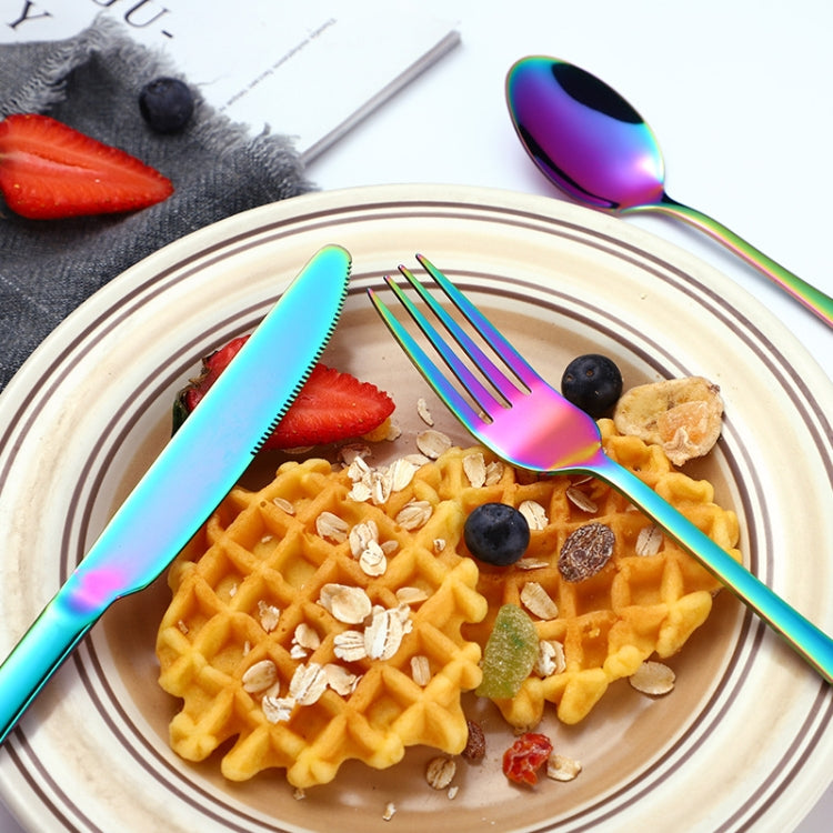 24 in 1 Stainless Steel Tableware Western Steak Cutlery Gift Set