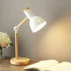 T1062 Dormitory Eye Protection Desk Lamp Bbedroom Bedside Wood Lamp
