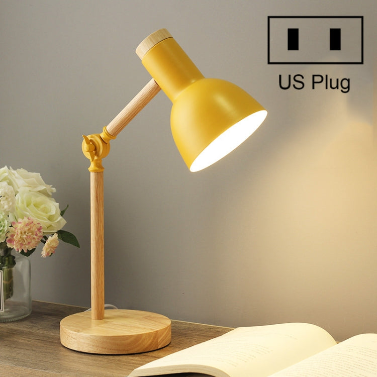 T1062 Dormitory Eye Protection Desk Lamp Bbedroom Bedside Wood Lamp