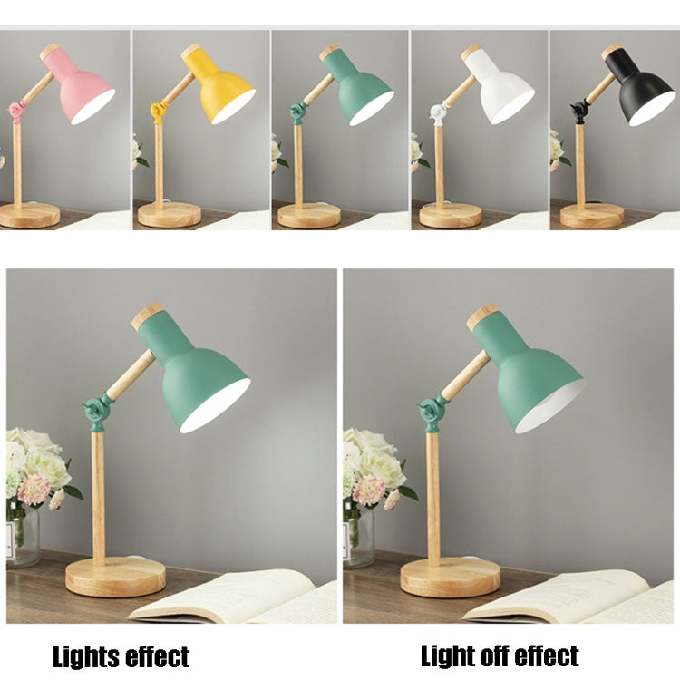 T1062 Dormitory Eye Protection Desk Lamp Bbedroom Bedside Wood Lamp