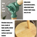 T1062 Dormitory Eye Protection Desk Lamp Bbedroom Bedside Wood Lamp