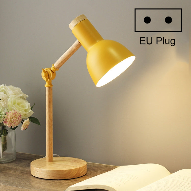 T1062 Dormitory Eye Protection Desk Lamp Bbedroom Bedside Wood Lamp