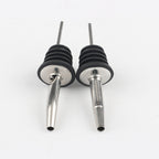 18 in 1 Stainless Steel Cocktail Shaker Set, Oval Bamboo Base, Bar Tool Set