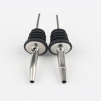 10 in 1 Stainless Steel Shaker Bamboo Stand Set Oblique Mouth Bar Cocktail Bartending Tool