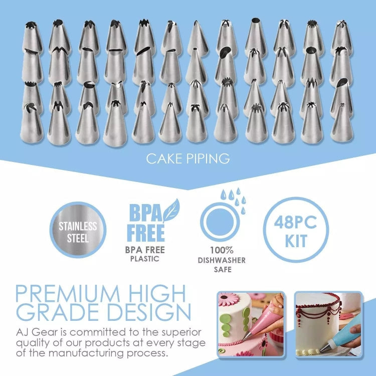 205 in 1 Cake Decorating Turntable Set Cake Decorating Mouth Baking Utensils