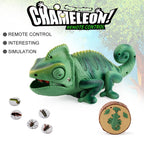 8888 Children Electric Infrared Remote Control Crawling Chameleon Colorful Breathing Light Tricky Toy
