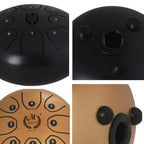 MEIBEITE 5.5-Inch C-Tune Sanskrit Drum Steel Tongue Empty  Worry-Free Drum