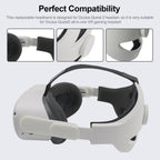 VR Comfortable Replacement Headset VR Accessories Weight Loss Headband, For Oculus Quest 2