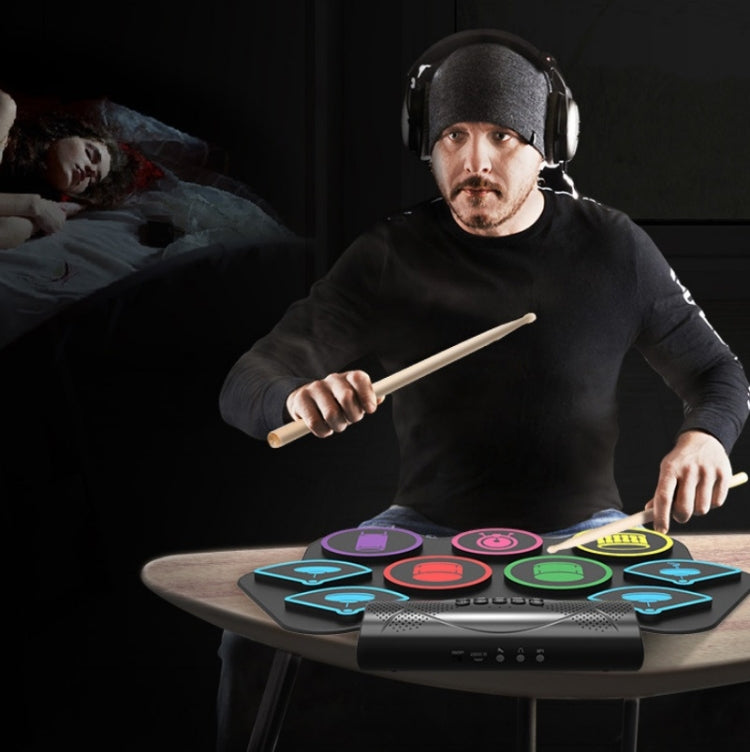 MD862M Bluetooth Drum Set For Beginners Learn To Play Portable Electronic Drums