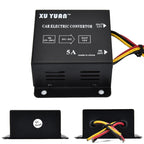 XUYUAN 60W Step-Down Converter 24V to 12V 5A Automotive DC Power Buck Converter