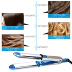 2 in 1 Titanium Hair Straighter Curler Iron