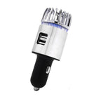 JO-6291 Negative Ion Car Sterilizing Air Purifier Mobile Phone High-Speed Charging Dual USB Cigarette Lighter