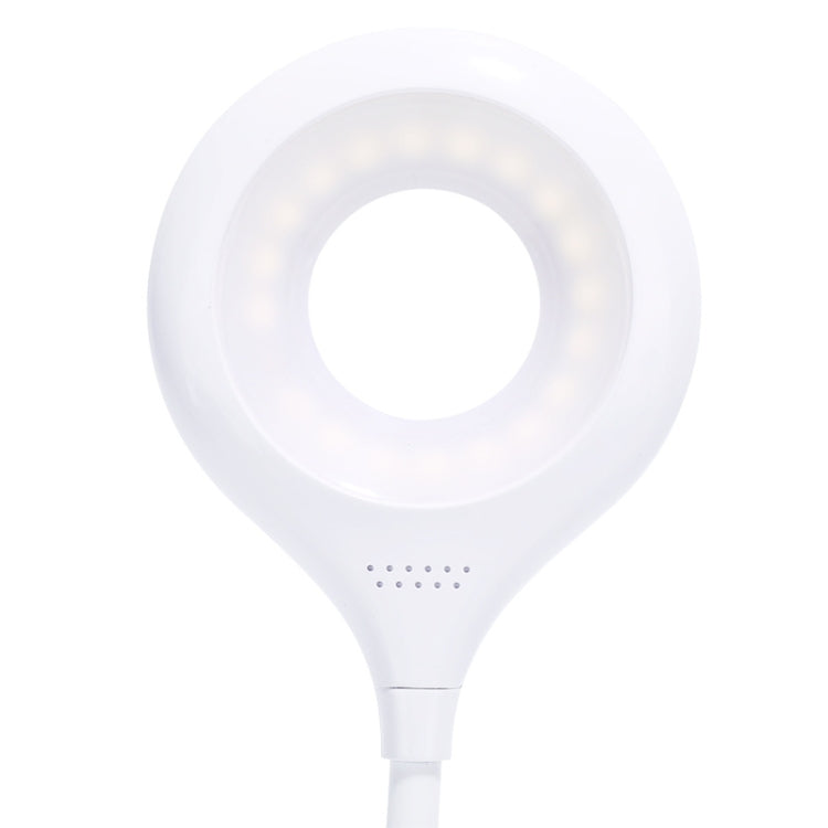 Deli 4326 Three-gear Adjustable Ring USB Charging Desk Lamp with Pen Holder