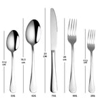 20 in 1 Stainless Steel Cutlery Steak Cutlery Set