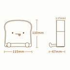 F-L-01 Toast Bread Night Light With Mobile Phone Holder Children Bedroom Timing Sleep Light