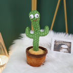 Electric Dancing Cactus Singing Holiday Gift Doll for Children
