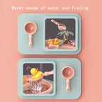 Play House Children Educational Electric Cycle Rotating Fishing Station Summer Water Game Toy Set