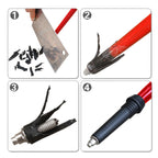 JUNGLELEOPARD Four-Section Curved Handle Aluminum Alloy Trekking Pole