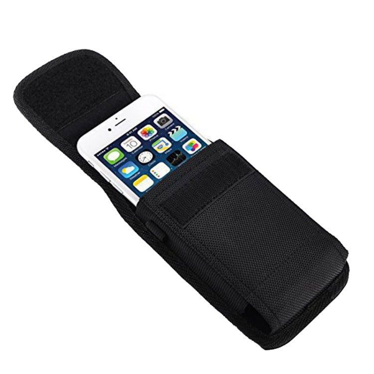 Men Oxford Nylon Fabric Wear Belt Bag Mobile Phone Pocket