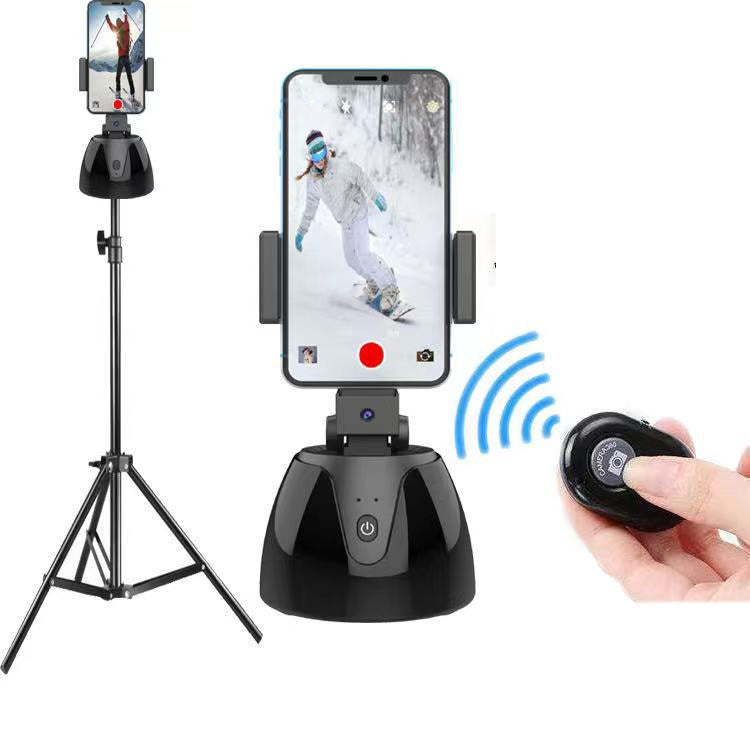 360-Degree Smart Follow-Up Selfie Live Video Recording Tripod Heads