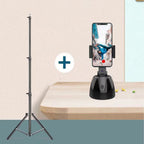 360-Degree Smart Follow-Up Selfie Live Video Recording Tripod Heads