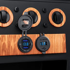 Aluminum Alloy Double QC3.0 Fast Charge With Button Switch Car USB Charger Waterproof Car Charger Specification: