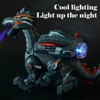 Electric Mechanical Dinosaur Toy Simulation Animal Toy Multifunctional Sound And Light Toy, Style: