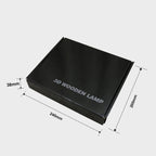 FS-T1971W 2.5W Jesus Pastor Table Lamp USB Solid Wood Hollow Night Light