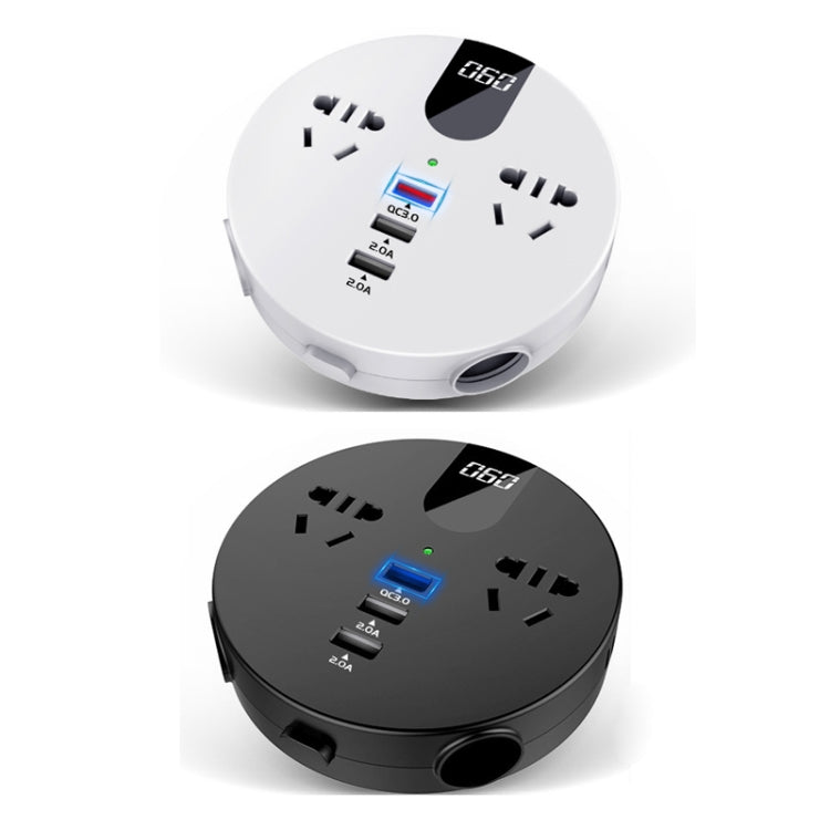 QC3.0 Car 12V 24V To 110V 220V Multi-function Inverter