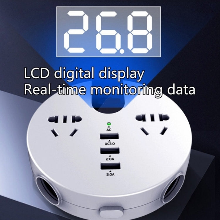 QC3.0 Car 12V 24V To 110V 220V Multi-function Inverter