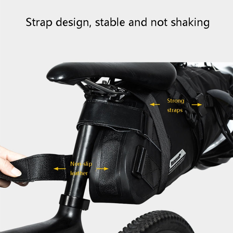Rhinowalk RK19511 Full Waterproof Bicycle Saddle Tail Bag Big Capacity Road Bike Bag