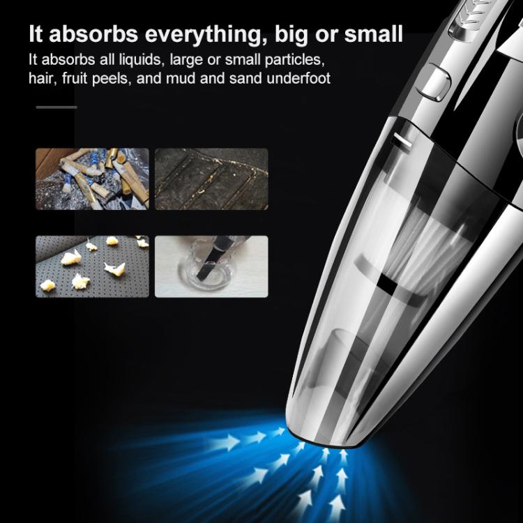 Wet And Dry Handheld High-Power Portable Car Vacuum Cleaner