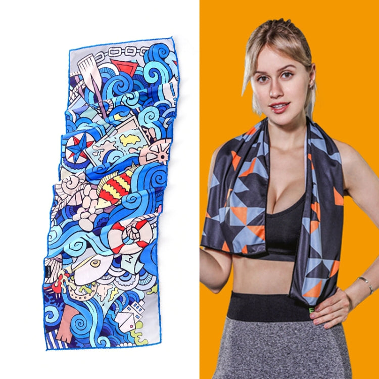 Gym Sports Cold Feeling Sweat-Absorbent Quick-Drying Cold Towel