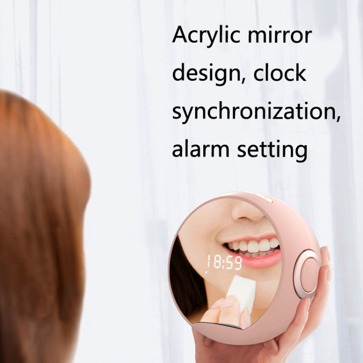 Mini Desktop Multi-Function Smart Wireless Charging Bluetooth Speaker with Alarm Clock & Phone Holder Function