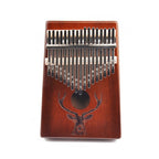 17-Tone Beginner Finger Piano Deer Head Kalimba Thumb Piano