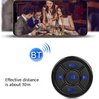 Car Mobile Phone Remote Control Bluetooth Wireless Multimedia Button Remote Control Music Playback Selfie