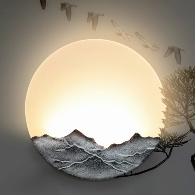 Chinese Style Wall Lamp LED Bedroom Bedside Lamp Living Room Decoration Lamps