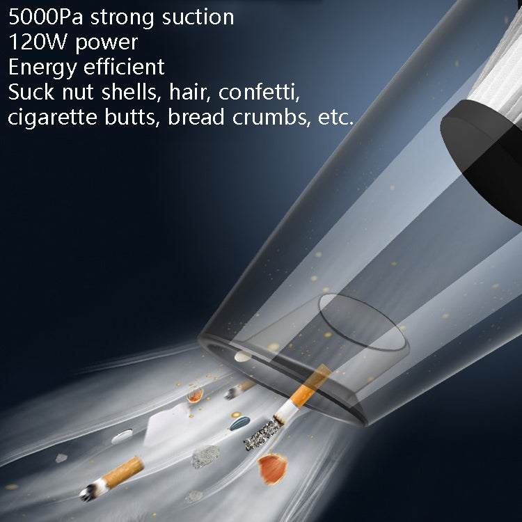 Car Vacuum Cleaner Wireless USB Charging High Power Small Handheld Vacuum Cleaner