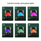 HX-930 Home Bedroom Round Mirror Essential Oil Aromatherapy Machine Ultrasonic Atomization Hydrating Spray Humidifier