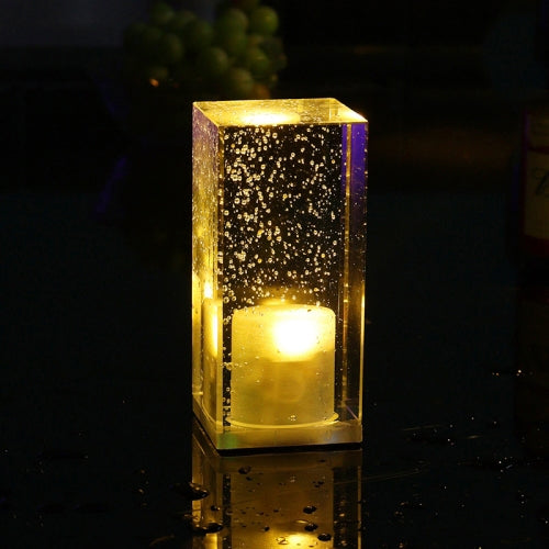 Square Colorful LED Crystal Lamp Bar Atmosphere Decorative Light