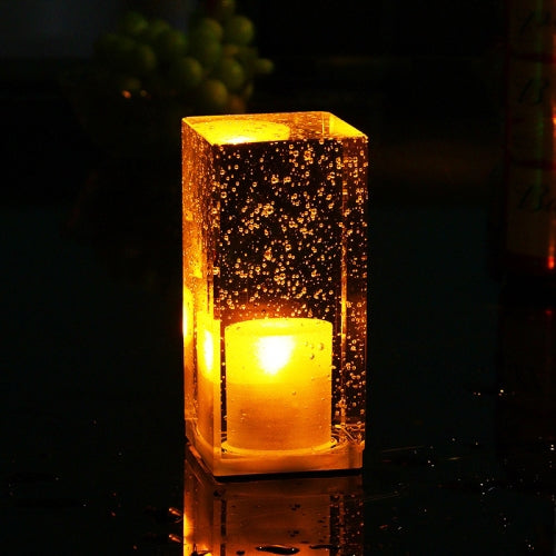 Square Colorful LED Crystal Lamp Bar Atmosphere Decorative Light