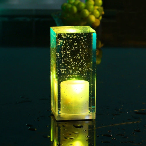 Square Colorful LED Crystal Lamp Bar Atmosphere Decorative Light