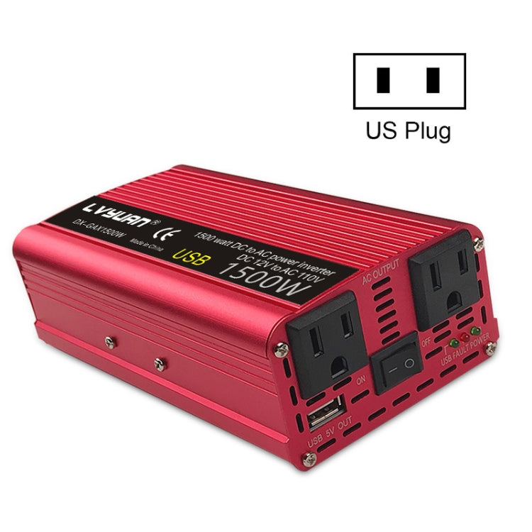 LVYUAN Car Inverter Dual USB Power Converter