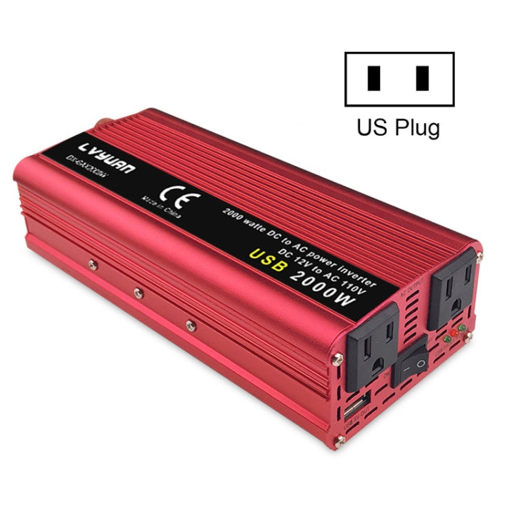 LVYUAN Car Inverter Dual USB Power Converter