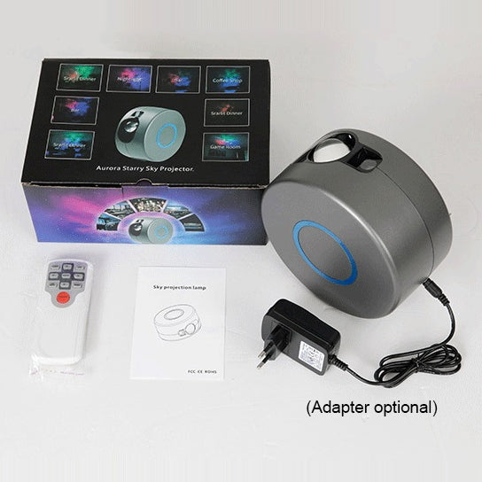Remote Control LED Starry Sky Atmosphere Projector Lamp, Power Supply: