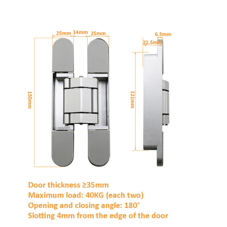 Three-Dimensional Adjustable Cross Hinge Folding Door Concealed Hinge