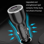 QL845C PD 45W USB-C / Type-C + QC 3.0 USB Car Charger